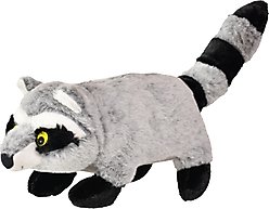 Patchwork Pet Swirl Raccoon Dog Toy, 8-in