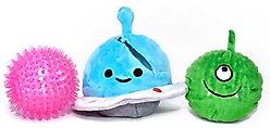 Patchwork Pet Prickles Spaceship with Alien Dog Toy, 5-in slide 2 of 4