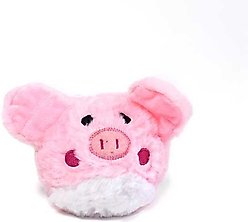 Patchwork Pet Pricklets Pig Dog Toy, 4-in