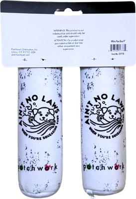 Show full view: Patchwork Pet White Paw Duo Dog Toy, 9-in slide 4 of 4