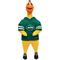 Show in main carousel: Littlearth NFL New York Jets Rubber Chicken Squeaky Dog Chew Toy slide 1 of 3