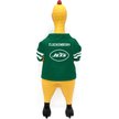 Show in main carousel: Littlearth NFL New York Jets Rubber Chicken Squeaky Dog Chew Toy slide 2 of 3