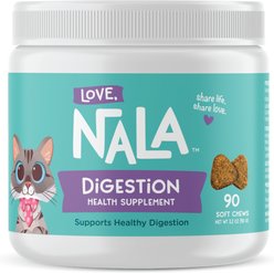 Love, Nala Digestion Heath Supplement for Cats, 3.2-oz, 90 count