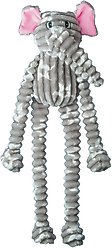 Patchwork Pet Ellie the Elephant Dog Toy, 24-in