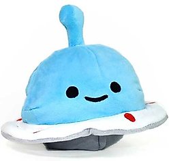 Patchwork Pet Prickles Spaceship with Alien Dog Toy, 5-in