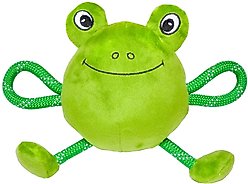 Patchwork Pet Franklin the Frog Dog Toy, 8-in