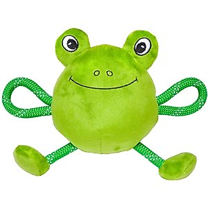 Patchwork Pet Franklin the Frog Dog Toy, 8-in