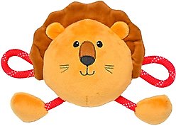 Patchwork Pet Leo the Lion Dog Toy, 8-in