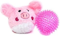 Patchwork Pet Pricklets Pig Dog Toy, 4-in slide 2 of 2