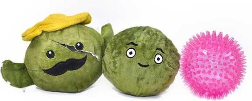 Show full view: Patchwork Pet Prickles Cactus with Cactus Dog Toy, 5-in slide 3 of 6