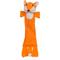 Show in main carousel: Patchwork Pet Corduroy Flat Orange Fox Dog Toy, 20-in slide 1 of 1