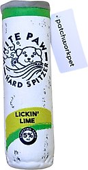 Patchwork Pet White Paw Lime Dog Toy, 9-in