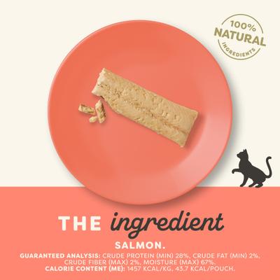 Show full view: Applaws Natural Grain-Free Salmon Fillet Single Ingredient Cat Treats, 6 count, 1.06-oz loin slide 4 of 9
