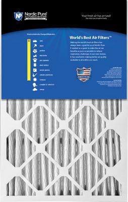 Show full view: Nordic Pure Honeywell/Lennox Replacement MERV 10 Air Filters, 16 x 25 x 5-in H, 4 count slide 5 of 9
