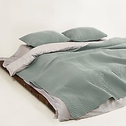 Slashop FURRFREE Quilt Set, Glacier Haze, King/California King