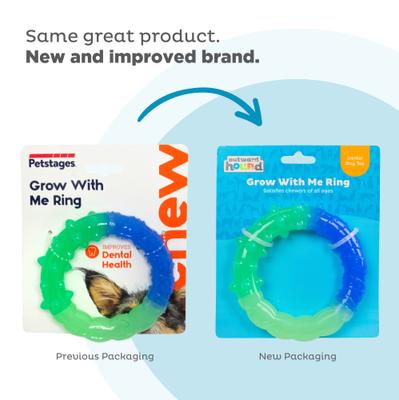 Show full view: Petstages Grow with Me Ring Tough Dog Chew Toy slide 8 of 10