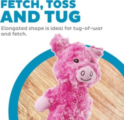 Outward Hound Lil Dudes Pig Squeaky Plush Dog Toy slide 2 of 7