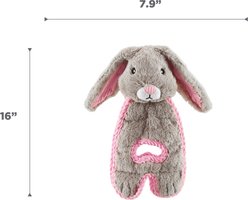 Outward Hound Cuddle Tugs Bunny Squeaky Plush Dog Toy slide 2 of 7