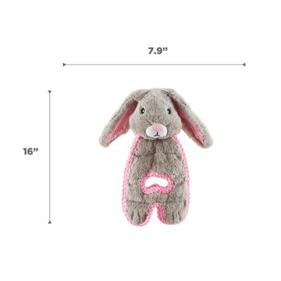 Show full view: Outward Hound Cuddle Tugs Bunny Squeaky Plush Dog Toy slide 6 of 10