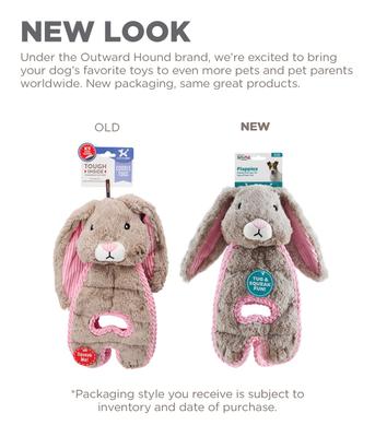 Show full view: Outward Hound Cuddle Tugs Bunny Squeaky Plush Dog Toy slide 7 of 10