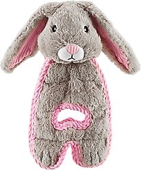 Outward Hound Cuddle Tugs Bunny Squeaky Plush Dog Toy