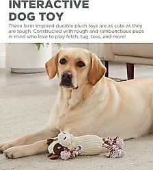 Outward Hound Ranch Roperz Cow Squeaky Plush Dog Toy slide 2 of 7