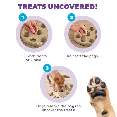 Show full view: Nina Ottosson by Outward Hound Hide N' Slide Puzzle Game Dog Toy, Small slide 4 of 13