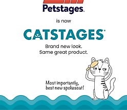 Catstages Scratch & Groom Scratch Pad & Grooming Brush Cat Toy slide 2 of 9