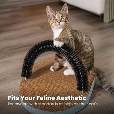Show full view: Catstages Scratch & Groom Scratch Pad & Grooming Brush Cat Toy slide 7 of 12