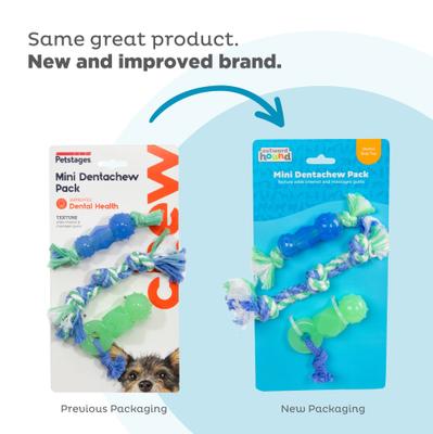 Show full view: Petstages Mini Dentachew Tough Dog Chew Toy, 3 count slide 8 of 10