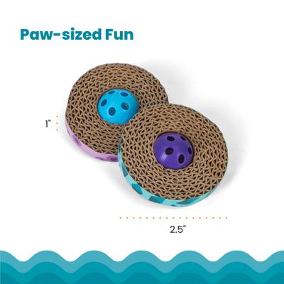 Show full view: Catstages Spin & Scratch Cat Toy, 2 count slide 6 of 12