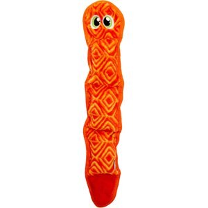 Outward Hound Durablez Snake Tough Plush Dog Toy, Orange, Large