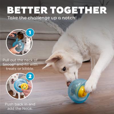 Show full view: Outward Hound Orbee-Tuff Nooks Treat Dispensing Tough Dog Chew Toy, Happiness slide 6 of 13