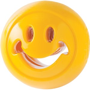 Outward Hound Orbee-Tuff Nooks Treat Dispensing Tough Dog Chew Toy, Happiness