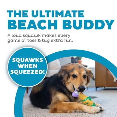 Show full view: Outward Hound Squawkers Grandma Hippie Chick Squeaky Latex Dog Toy slide 3 of 9