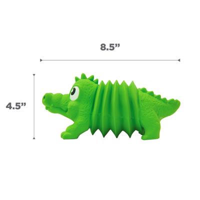 Show full view: Outward Hound Accordionz Gator Stuffing-Free Squeaky Dog Toy slide 7 of 9