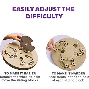 Nina Ottosson by Outward Hound Hide N' Slide Puzzle Game Dog Toy, Medium