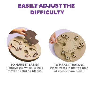 Show full view: Nina Ottosson by Outward Hound Hide N' Slide Puzzle Game Dog Toy, Medium slide 4 of 12