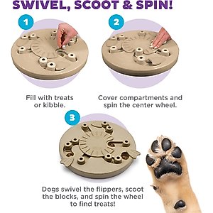 Nina Ottosson by Outward Hound Hide N' Slide Puzzle Game Dog Toy, Medium