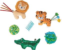 Fringe Studio Thats Just Grrreat Cat Toy, Multi, Set of 6