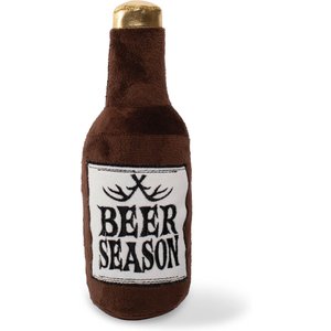 Fringe Studio Beer Season Antlers Plush Dog Toy, Multi