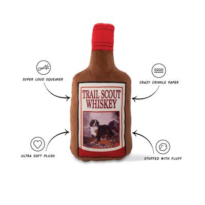 Show full view: Fringe Studio Trail Scout Whiskey Plush Dog Toy, Multi slide 2 of 4