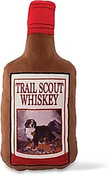 Fringe Studio Trail Scout Whiskey Plush Dog Toy, Multi