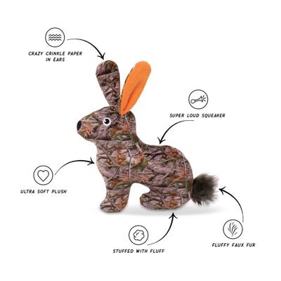 Show full view: Fringe Studio I'm Hiding Plush Dog Toy, Multi slide 3 of 5