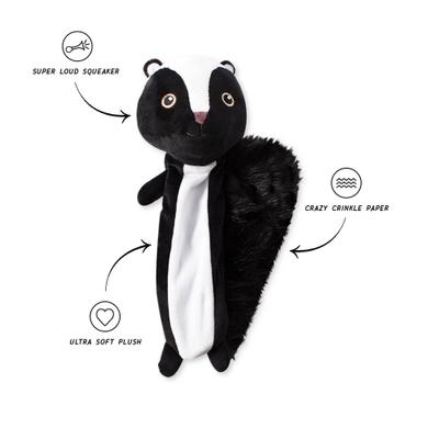 Show full view: Fringe Studio Wasn'T Me Flattie Plush Dog Toy, Multi slide 2 of 4