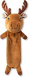 Fringe Studio Don't Moose with Me Flattie Plush Dog Toy, Multi