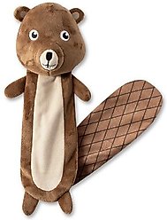 Fringe Studio Mr. Gnaw It All Flattie Plush Dog Toy, Multi