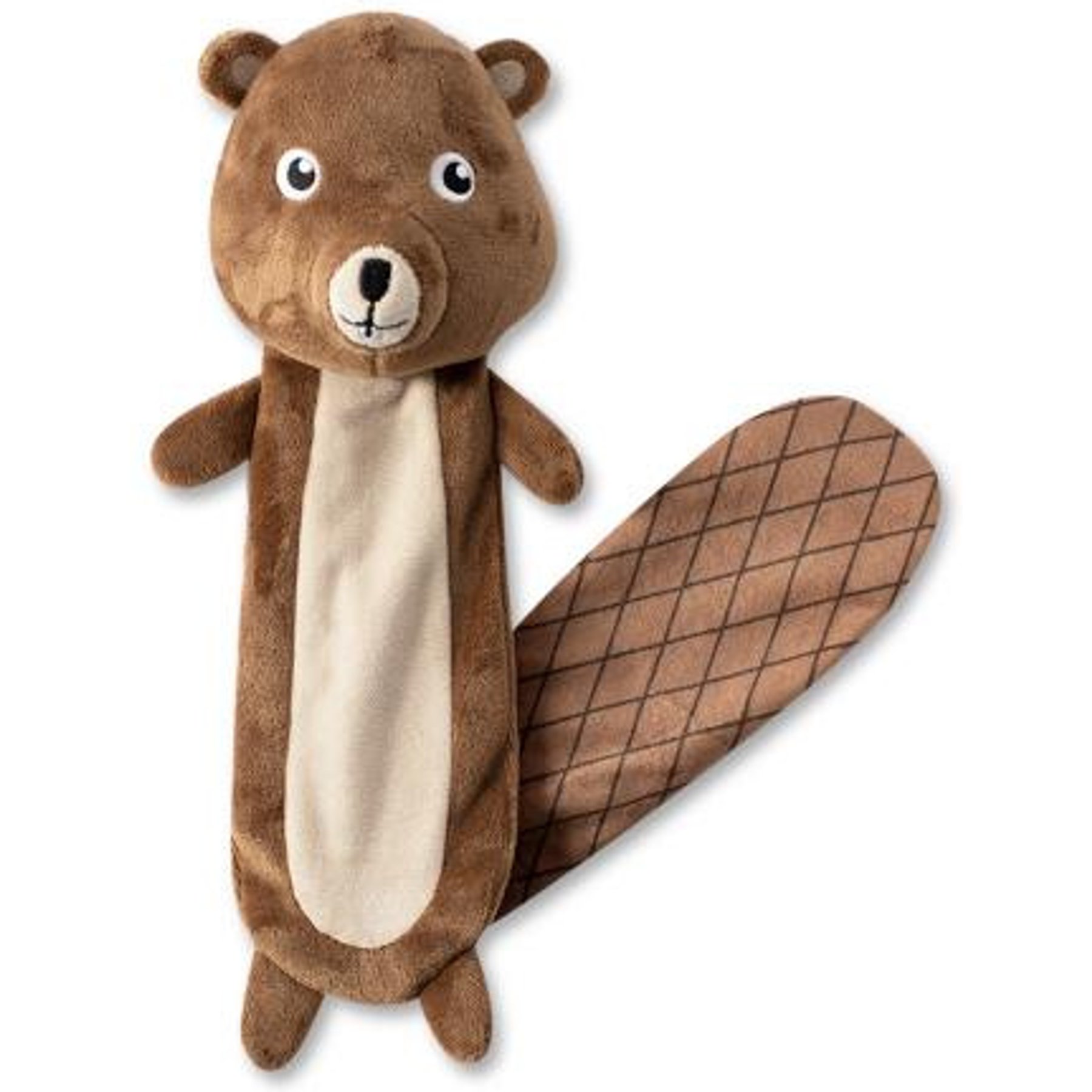 Fringe Studio Mr. Gnaw It All Flattie Plush Dog Toy, Multi