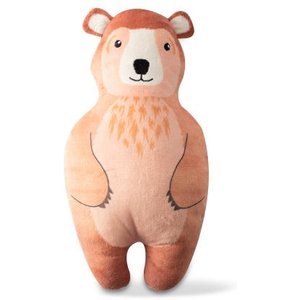 Fringe Studio Grin & Bear It Plush Dog Toy, Multi