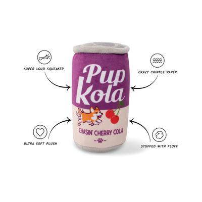 Show full view: Fringe Studio Pup Kola Plush Dog Toy, Multi slide 2 of 4
